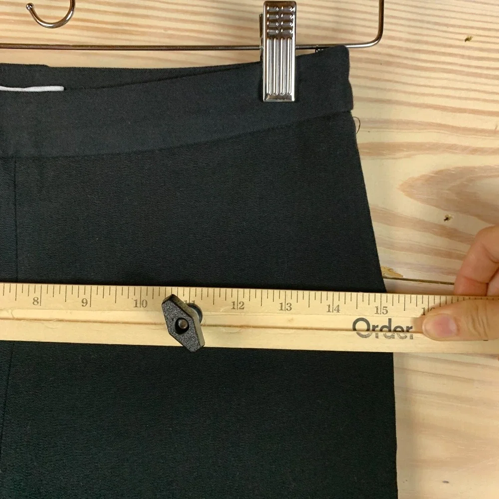 BAILEY 44 Pants‎ Women Small Cropped Straight Black Stretch Career Minimalist